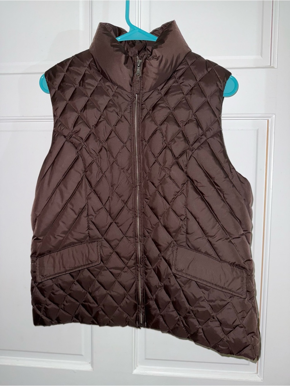 Tommy Hilfiger Brown Quilted Vest